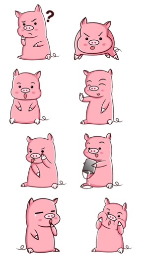 Pinky Pig Stickers(圖2)-速報App