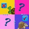 Animal Match Game - Turtle Matching Cards