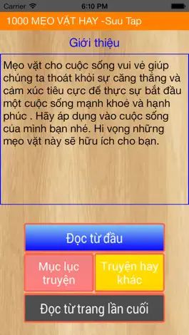 Game screenshot 1000 Mẹo Vặt Hay Nhất hack