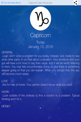 Daily Astrology Horoscope Sign screenshot 2