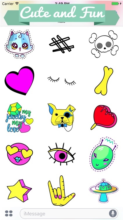 Huge Colorful Stickers for Messaging