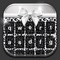 Black and White Keyboard Theme Custom Emoji Skins