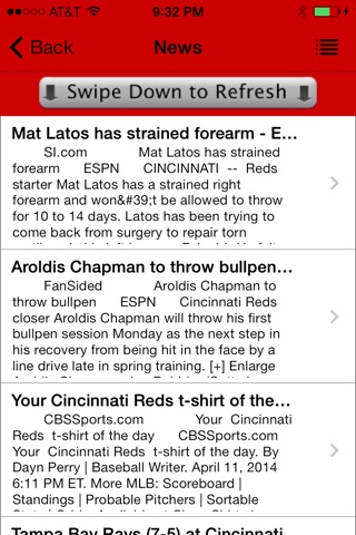 Cincinnati Baseball - a Reds News App screenshot 2