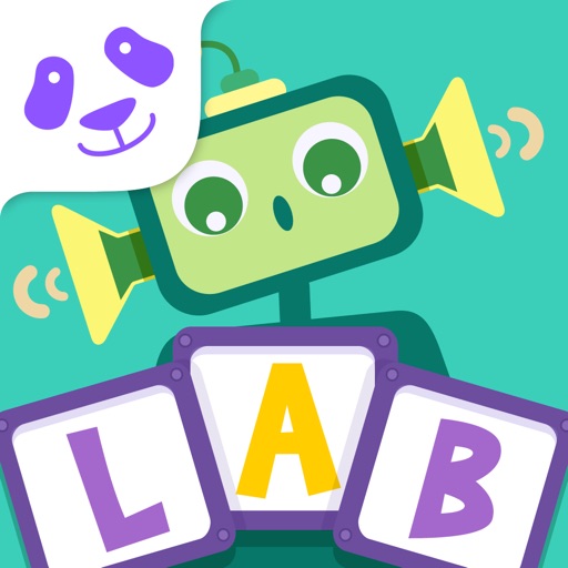 Square Panda Letter Lab Icon