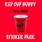 Red Cup Buddy Sticker Pack