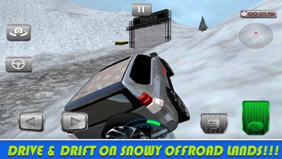 Snow 4x4 Prado Hill Road screenshot 2