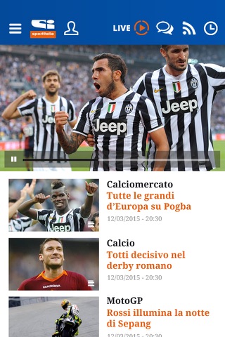 Sportitalia screenshot 2