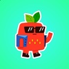 Strawberry and Red Color Fruits Stickers
