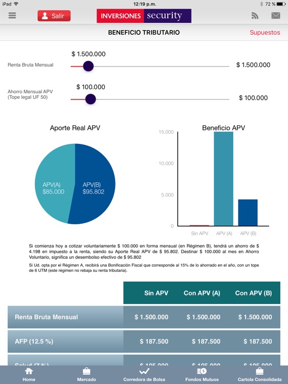Inversiones Security screenshot-3