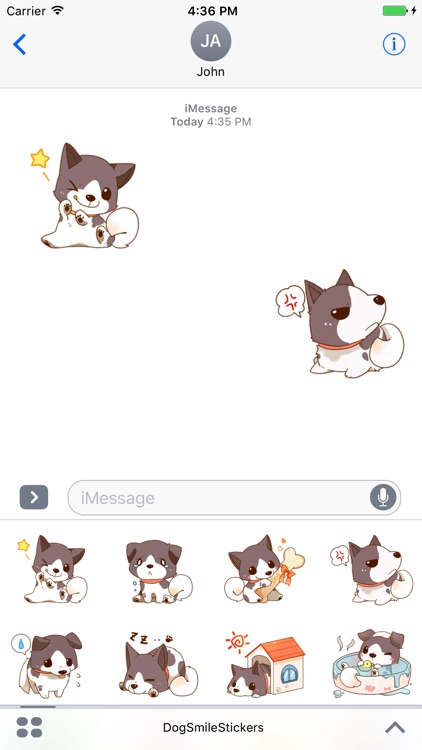 Dog Smile Stickers screenshot-4