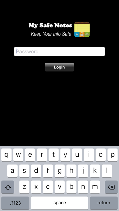 My Safe Notes Screenshot 1