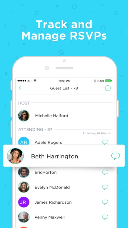 Hobnob Invites: Invitations, RSVP by Text Message