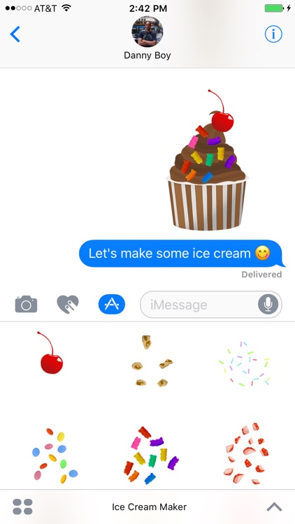 Make My Ice Cream - Flavor and Topping Stickers