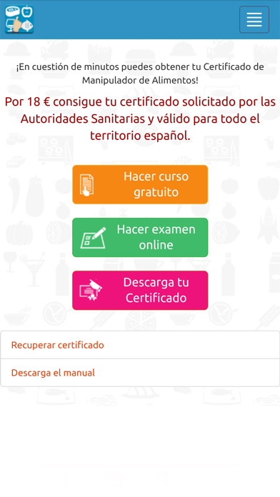 How to cancel & delete Manipulador de Alimentos Online from iphone & ipad 1