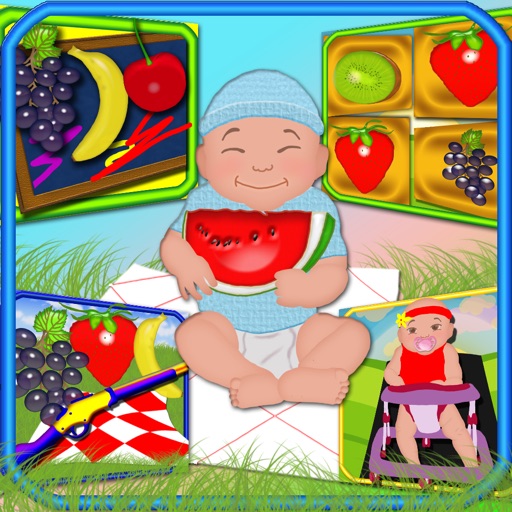 Learn Fruits Names Fun Games Collection icon