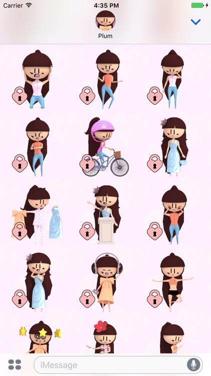 PLUM Animated Stickers