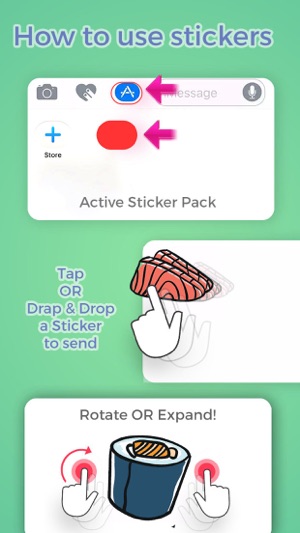 Japanese Food Doodle Stickers(圖3)-速報App