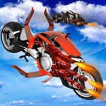 Futuristic Robot Bike Flying Simulator Mech Fight