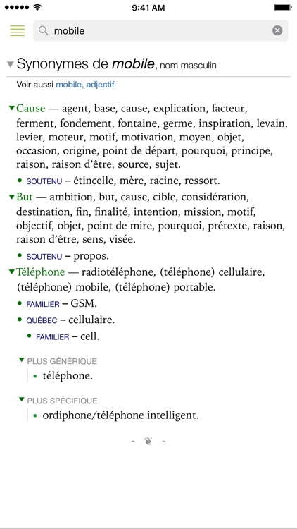 Antidote Mobile – French, Dictionaries & Guides