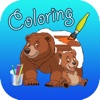 Cute Animals Coloring Pages Game for kids