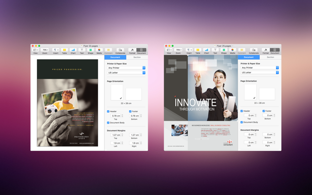 flyer design flyer templates for pages on the mac app store flyer design for mac