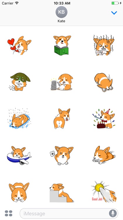 Corgi Life Sticker