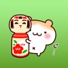 Pigi Fluffy Hamster Japanese Sticker
