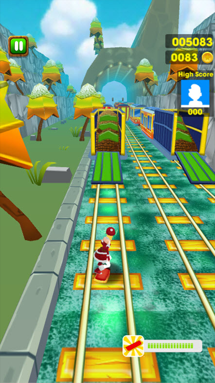 Christmas Run - Snow Princess Train Surfers