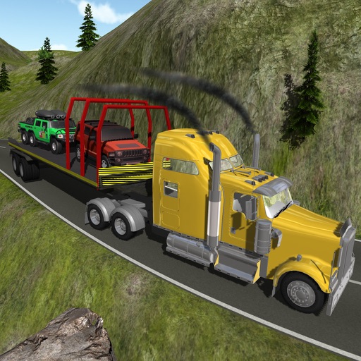 Heavy 4x4 Truck Trailer - Transport Cargo 2017 3D Icon