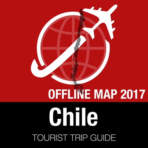 Chile Tourist Guide + Offline Map icon