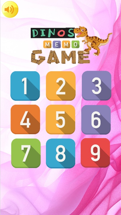 Amazing Dinosaur Memory Matching Game Kid Toddlers