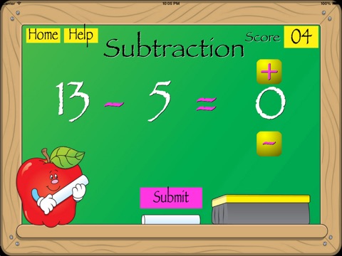 Subtracting 5 screenshot 2