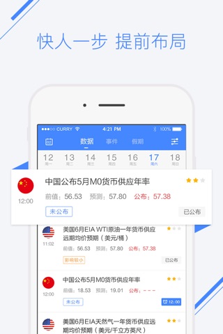 财经日历 - 提供经济数据、财经大事、财经数据预测 screenshot 4