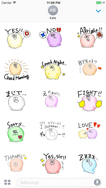 Iceiceice The Cute Ice cream Stickers