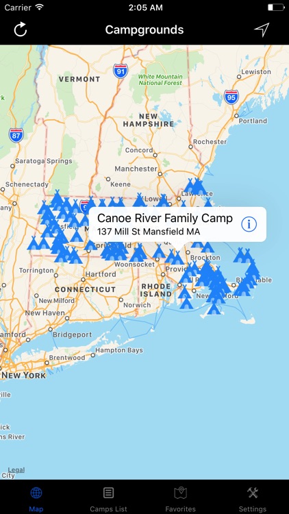 Massachusetts – Campgrounds & RV Parks