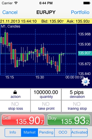 Infin Markets Trade Terminal screenshot 4