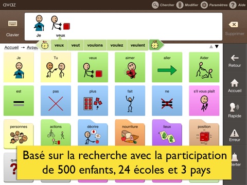 Avaz en Français Lite screenshot 3