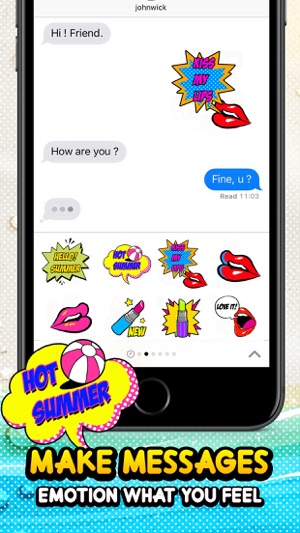 Summer Girl Stickers for iMessage(圖2)-速報App