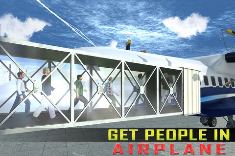 Pilot Airplane Landing 3D! City Airport Flight Sim screenshot 2