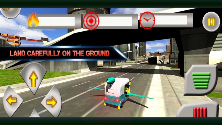 Flying autonomous tuk tuk: adventurous ride screenshot-3