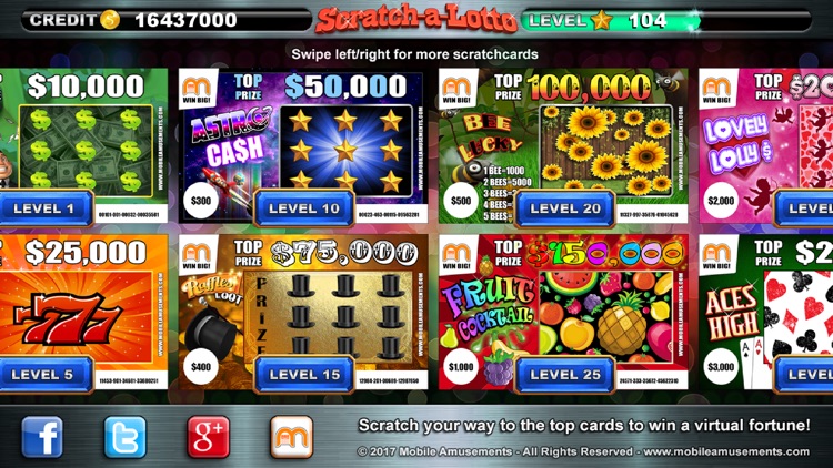 Scratch-a-Lotto Scratchcards