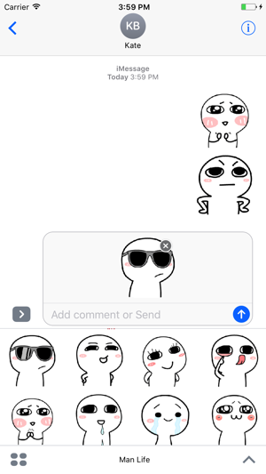 Man Life - Animated Stickers And Emoticons(圖1)-速報App