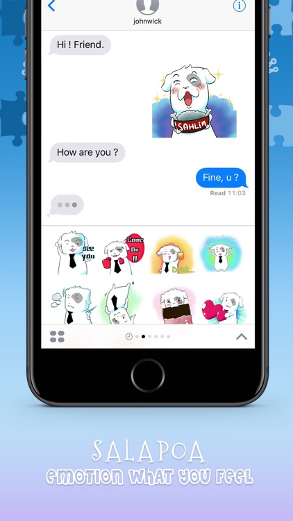 Salapao Stickers & Emoji Keyboard By ChatStick