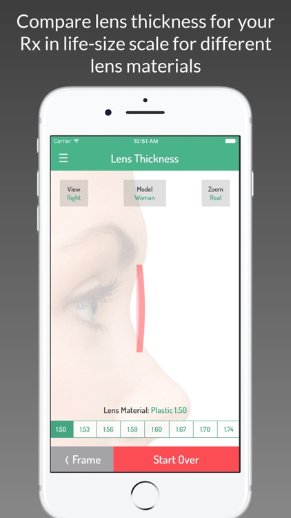 Lens Thickness by GlassifyMe screenshot-4