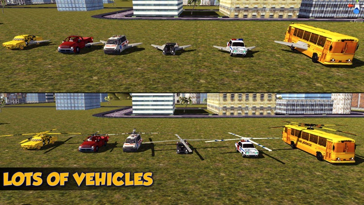 Flying Hover Robot Bike: Riding Simulator screenshot-4