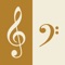 Music Buddy - learn music notes, key signatures (circle of fifths) and intervals, practice sight reading sheet music using flash cards