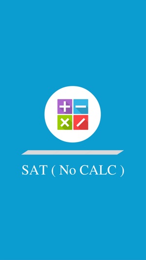 SAT Maths Practice Tests - No Calculator