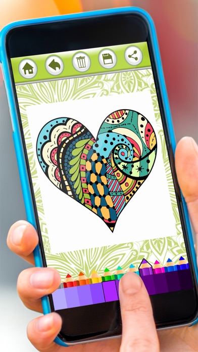 How to cancel & delete Adults Coloring Book Color Pigment Therapy Pages from iphone & ipad 4