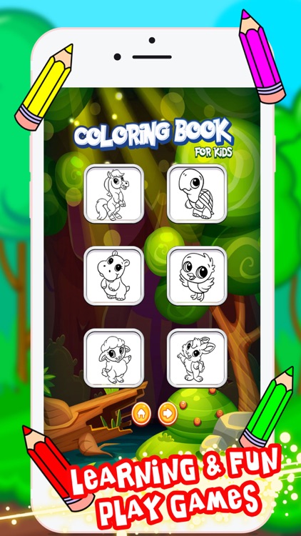 Animal Coloring Book Kids Games