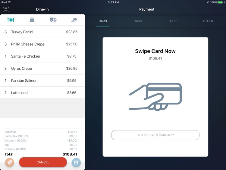 CloudPOS for Restaurants